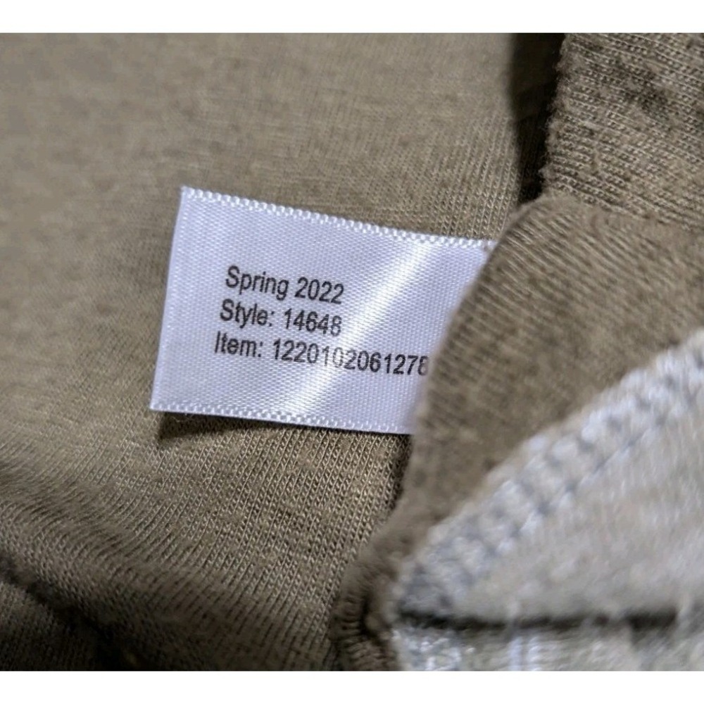 Marine Layer Hoodie Mens XL Striped Lightweight Pullover Green Soft Casual - Picture 8 of 8